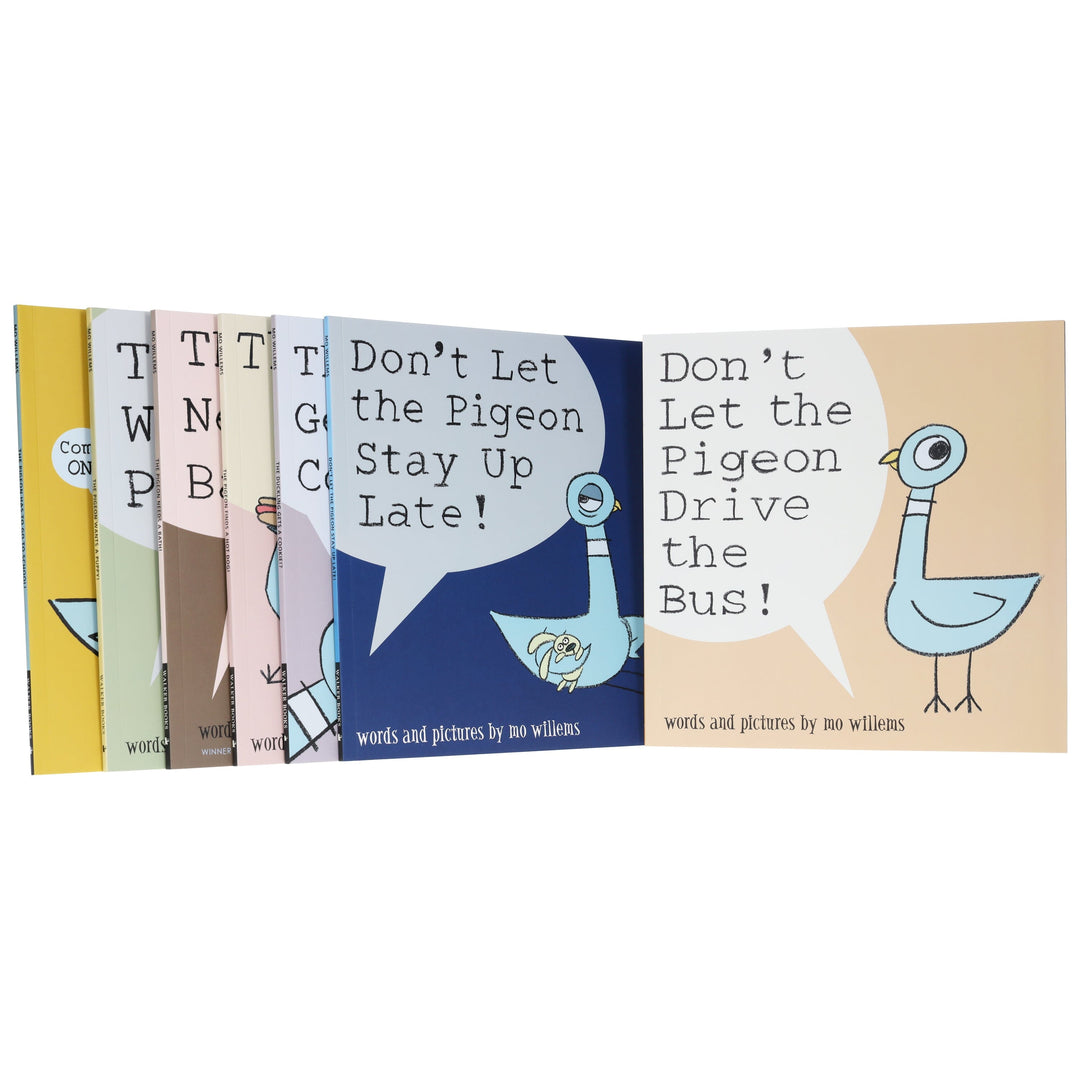 Don't Let the Pigeon Series 7 Books Collection Set By Mo Willems - Age 3-7 - Paperback