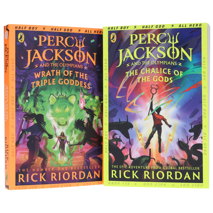 Percy Jackson And The Olympians Series (Book 6&7) by Rick Riordan 2 Books Collection Set - Ages 9+ - Paperback
