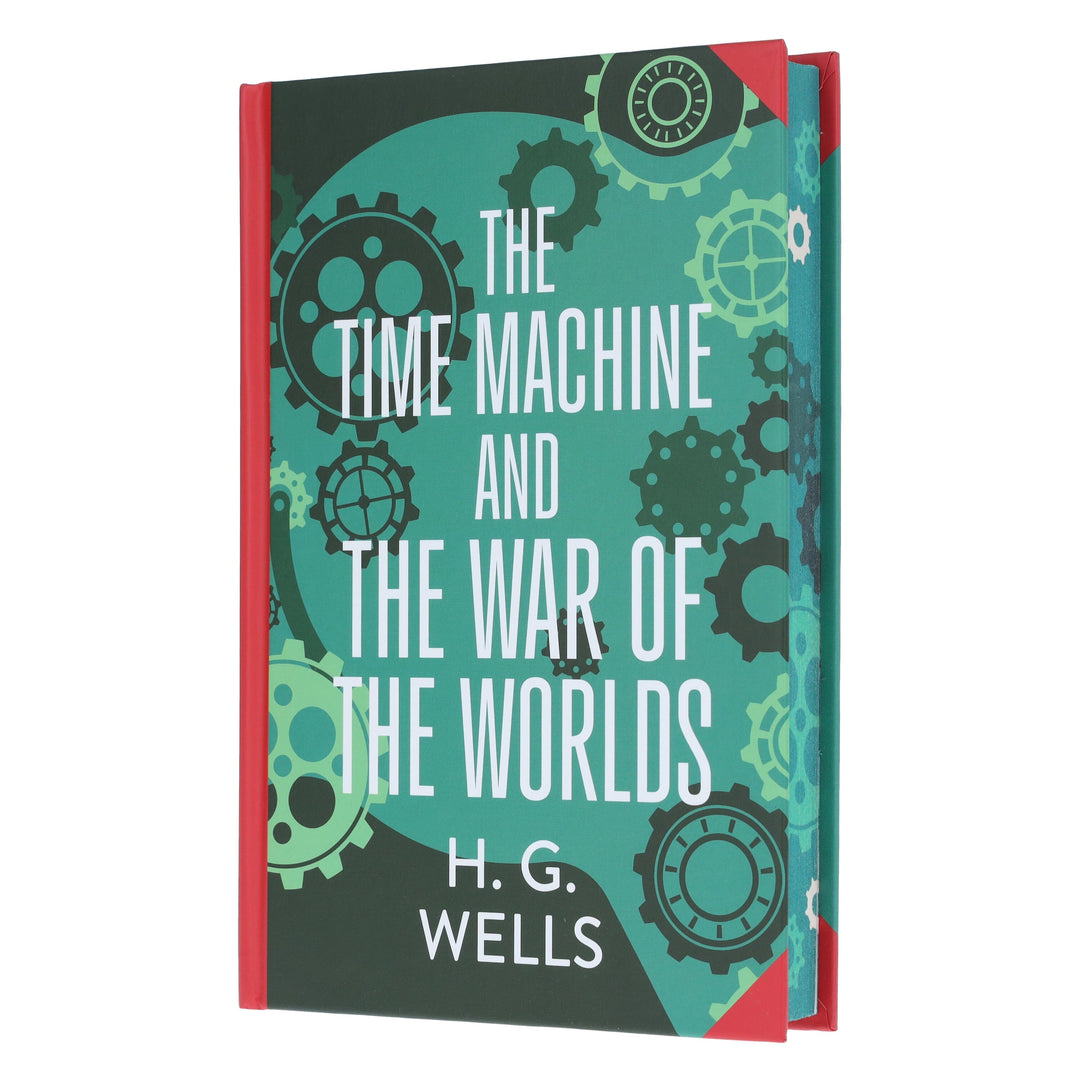 The Time Machine & The War of The Worlds by H. G. Wells (Deluxe Edition) - Sprayed Edge Hardback