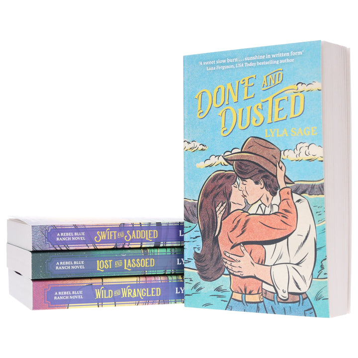 Rebel Blue Ranch Series by Lyla Sage: 4 Books Collection Set - Fiction - Paperback