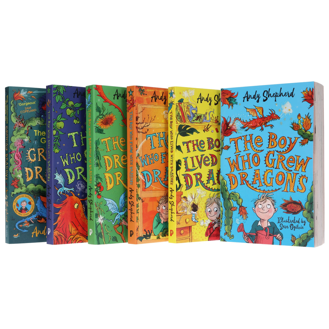 Boy Who Grew Dragons Series By Andy Shepherd 6 Books Collection Set - Ages 7-9 - Paperback