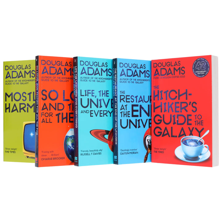 The Hitchhiker's Guide to the Galaxy by Douglas Adams: Complete Books 1-5 Box Set - Fiction - Paperback
