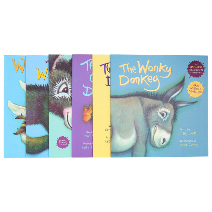 Wonky Donkey Series by Craig Smith & Maureen Thomson Illustrated 6 Books Collection Set - Ages 3+ - Paperback
