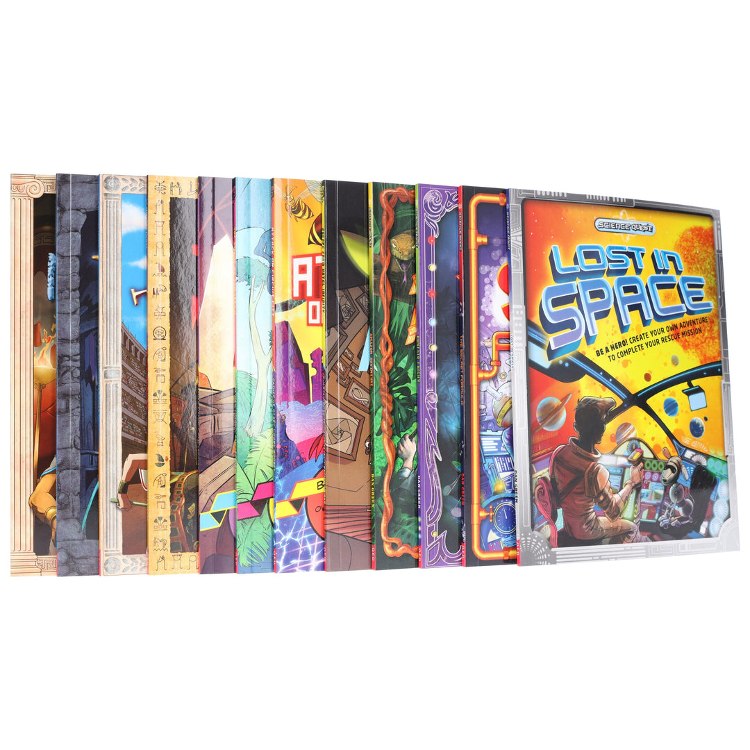 Quest Adventure Science, Maths and History 12 Books Collection - Age 7+ - Paperback