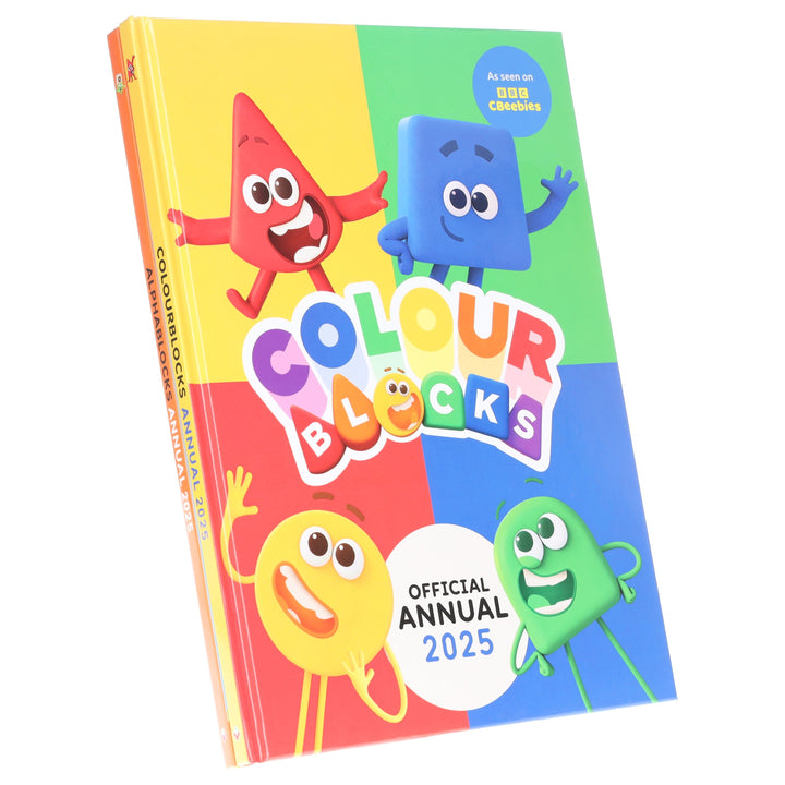 Alphablocks & Colourblocks Annual 2025 By Sweet Cherry Publishing: 2 Books Collection Set - Ages 3-5 - Hardback