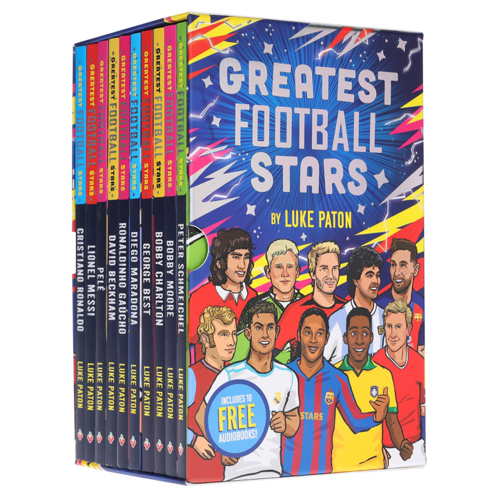 The Greatest Football Stars by Luke Paton 10 Books Collection Box Set - Ages 7+ - Paperback