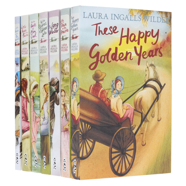 Little House on the Prairie by Laura Ingalls Wilder 7 Books Collection Set - Ages 8-12 - Paperback