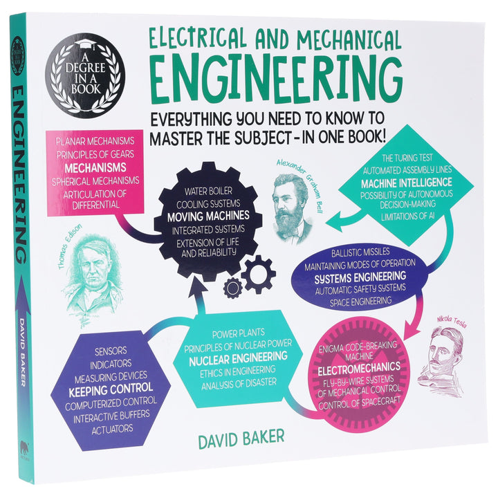 A Degree in a Book: Electrical And Mechanical Engineering By Dr David Baker - Non Fiction - Paperback Non-Fiction Arcturus Publishing Ltd