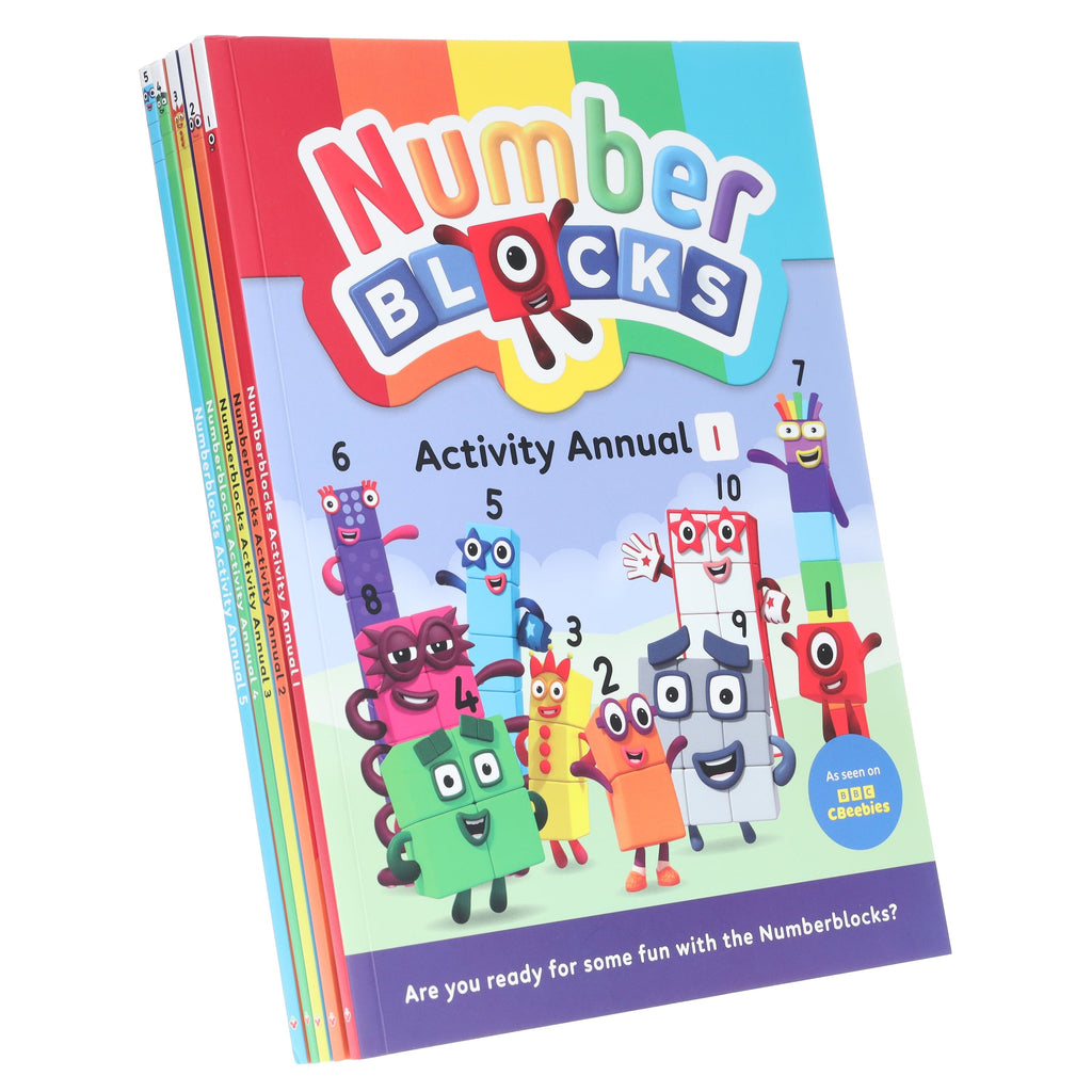 Numberblocks Fun Activity Collection 5 Books Set Packed with games