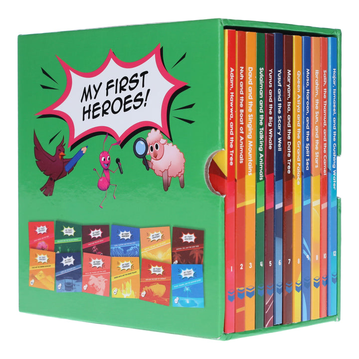My First Heroes: By Reem & Marium Rahman: 12 Books Collection Box Set - Ages 3-6 - Board Book