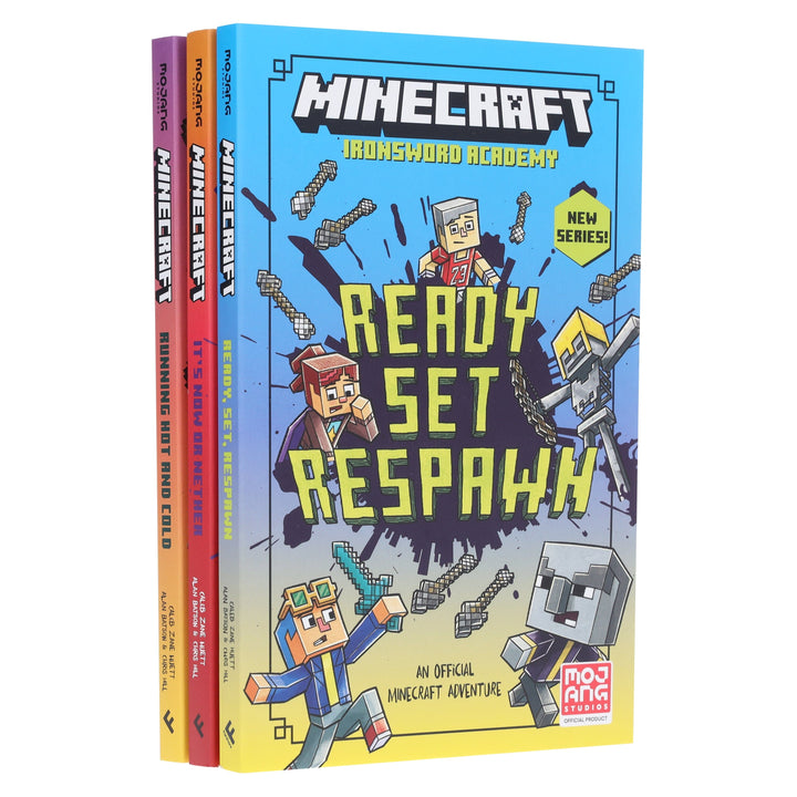 Minecraft Ironsword Academy Series by Mojang AB 3 Books Collection Set - Ages 6-9 - Paperback
