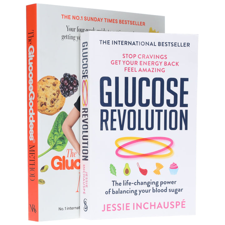 Glucose Revolution & The Glucose Goddess Method By Jessie Inchauspe 2 Books Collection Set- Non Fiction - Paperback
