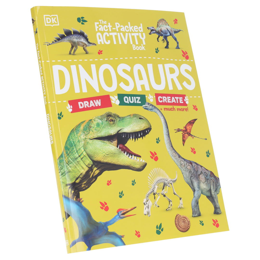 The Fact-Packed Activity Book: Dinosaurs by DK - Ages 5+ - Paperback