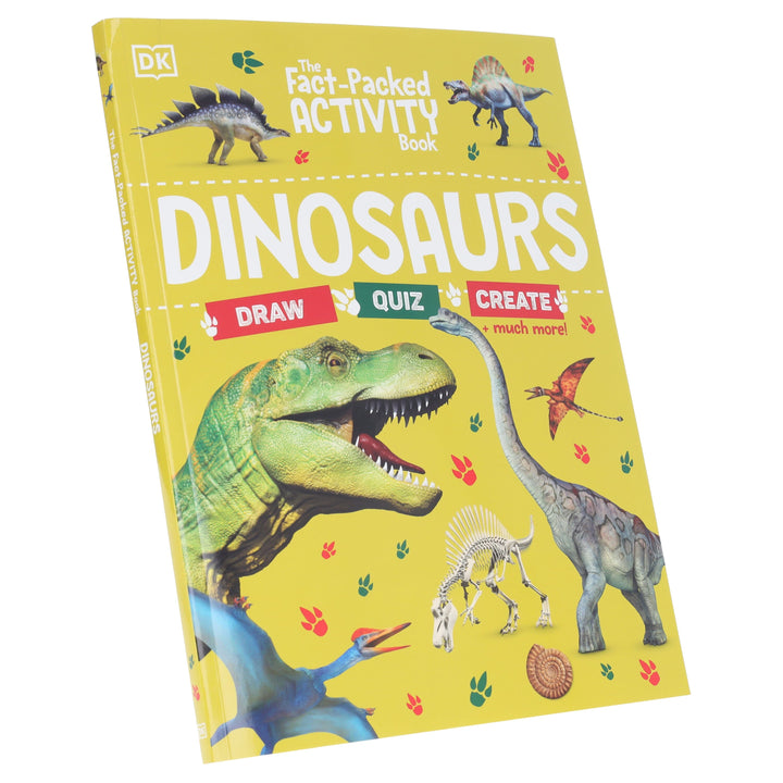 The Fact-Packed Activity Book: Dinosaurs by DK - Ages 5+ - Paperback
