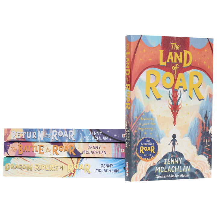 The Land of Roar Series by Jenny McLachlan Illustrated 4 Books Collection Set - Ages 9-14 - Paperback
