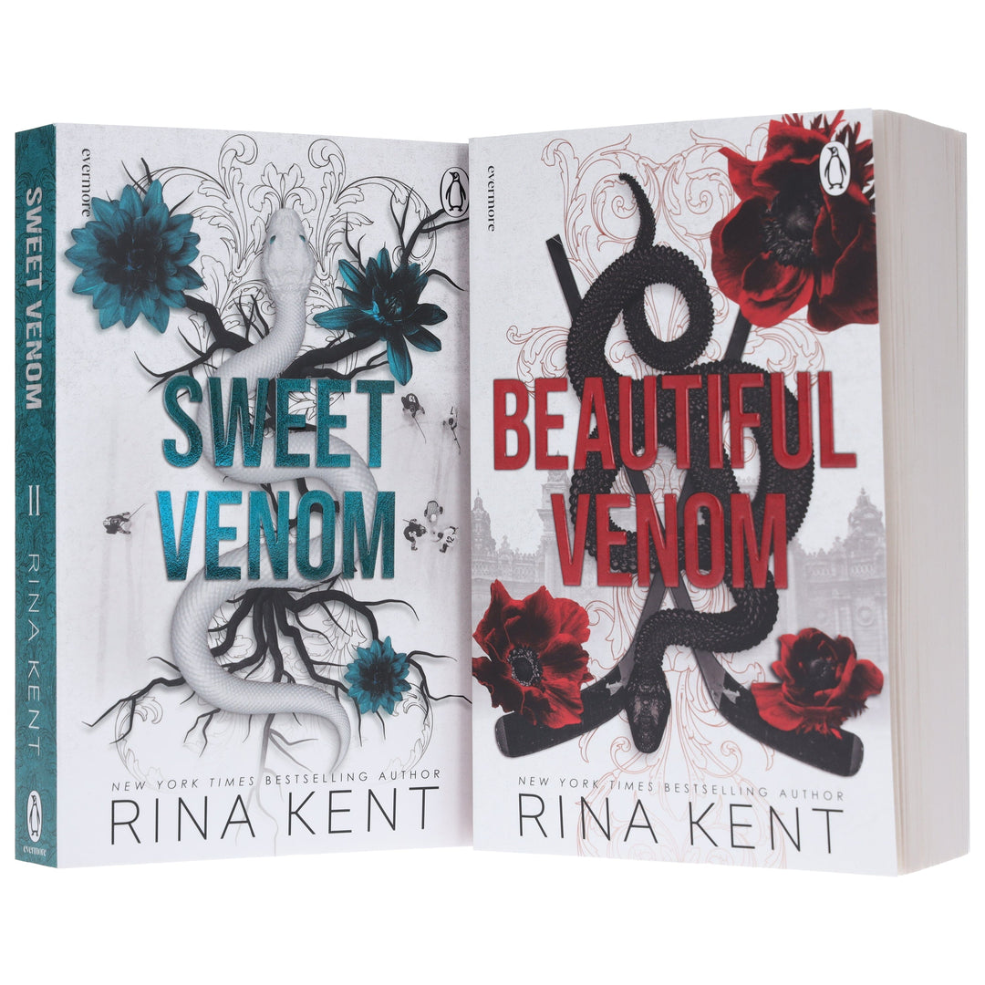 Vipers Series (Beautiful Venom & Sweet Venom) by Rina Kent 2 Books Collection Set - Dark Romance Fiction - Paperback