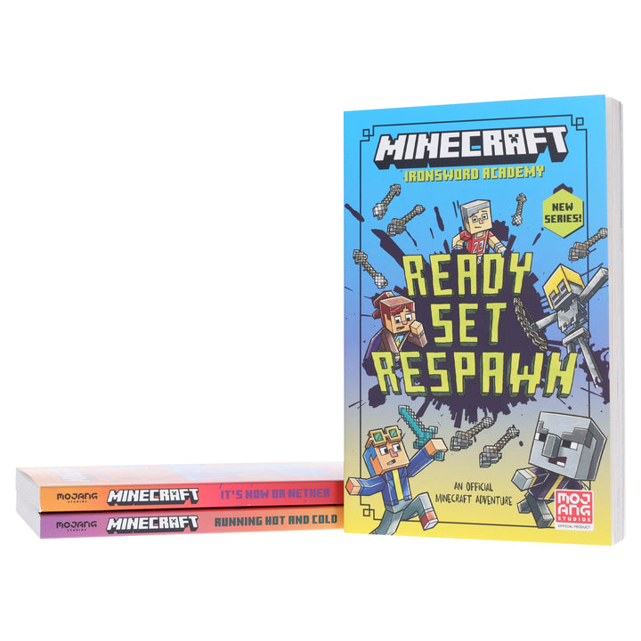 Minecraft Ironsword Academy Series by Mojang AB 3 Books Collection Set - Ages 6-9 - Paperback