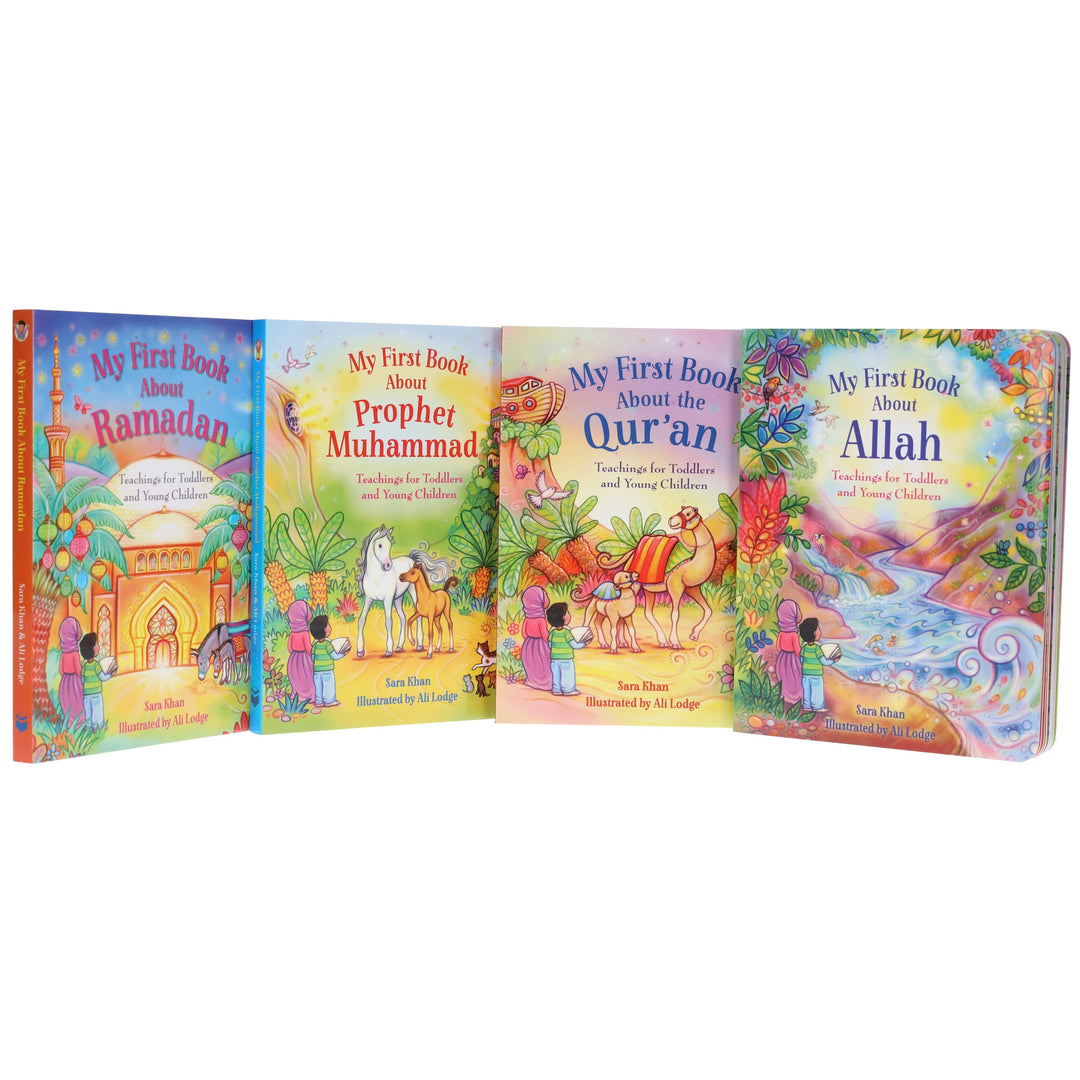My First Books About Islam by Sara Khan 4 Books Collection Set - Ages 3+ - Board Book
