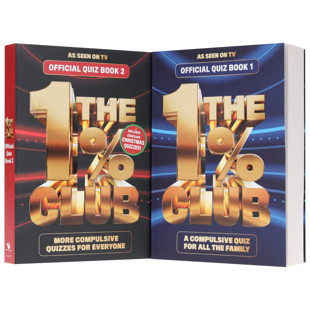 The 1% Club Official Quiz (Book 1&2) by BBC Studios 2 Books Collection Set - Non Fiction - Paperback