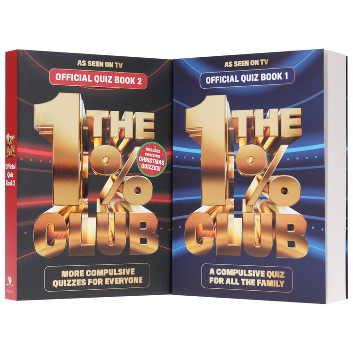 The 1% Club Official Quiz (Book 1&2) by BBC Studios 2 Books Collection Set - Non Fiction - Paperback