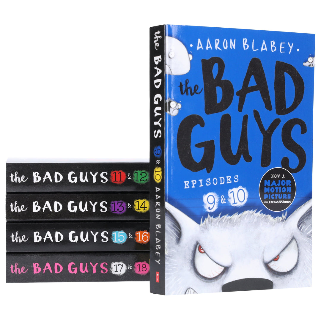 The Bad Guys Episodes 9-18 By Aaron Blabey 5 Books Collection Set - Ages 7-9 - Paperback