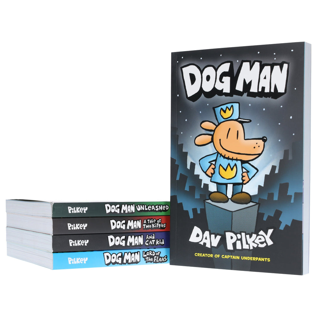 Dog Man by Dav Pilkey: Books 1-5 Collection Set - Ages 6-12 - Paperback