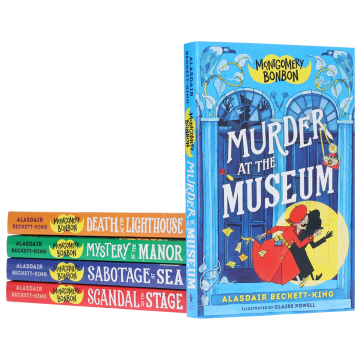 Montgomery Bonbon Series by Alasdair Beckett-King: Illustrated 5 Books Collection Set - Ages 9-12 - Paperback