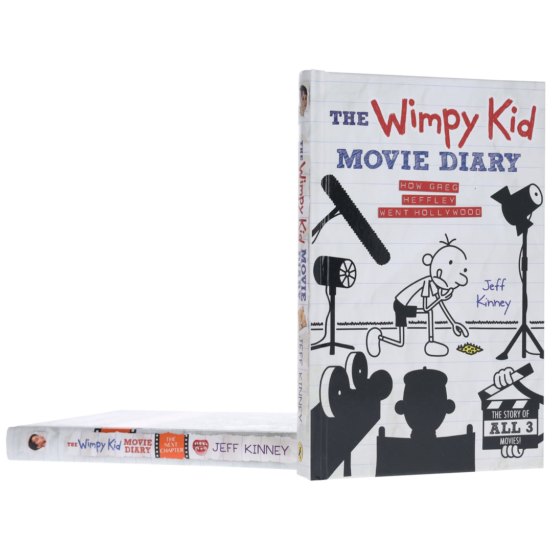 Diary of a Wimpy Kid by Jeff Kinney: Movie Diary Collection 2 Books Set - Ages 7-12 - Hardback