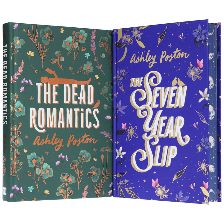 Ashley Poston Novel (The Seven Year Slip & The Dead Romantics) 2 Books Collector's Edition Set - Fiction - Hardback
