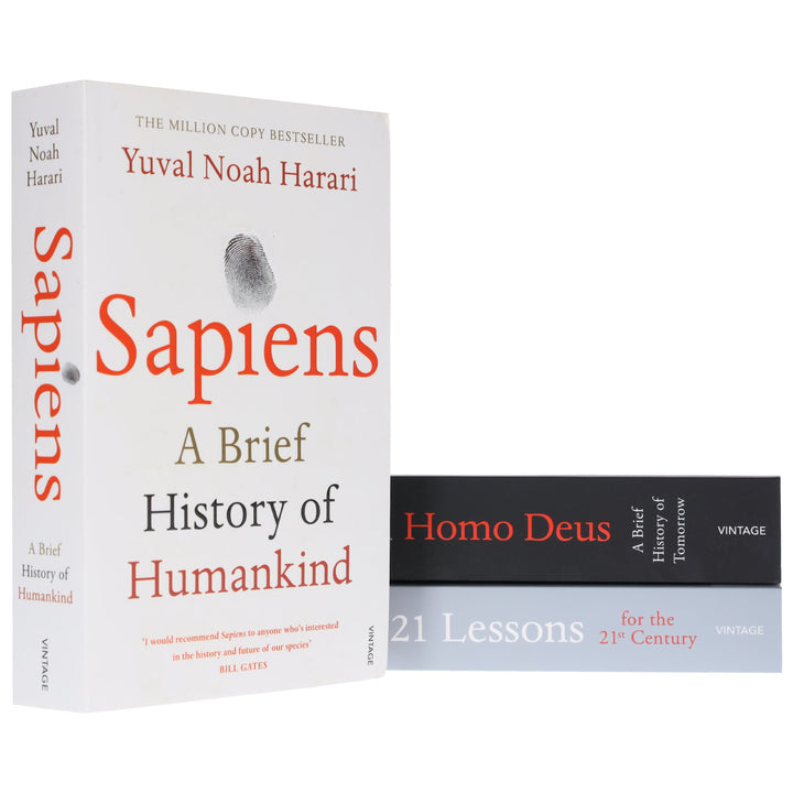 Yuval Noah Harari 3 Books Set Collection - Non-Fiction - Paperback