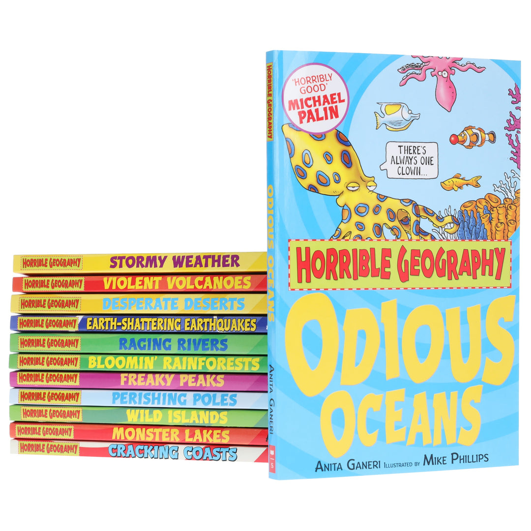 Horrible Geography Collection 12 Books Set By Anita Ganeri - Ages 9-14 - Paperback