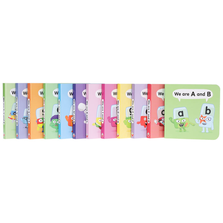 A Case of Alphablocks 12 Mini Books Collection Box Set - Ages 0-5 - Board Book