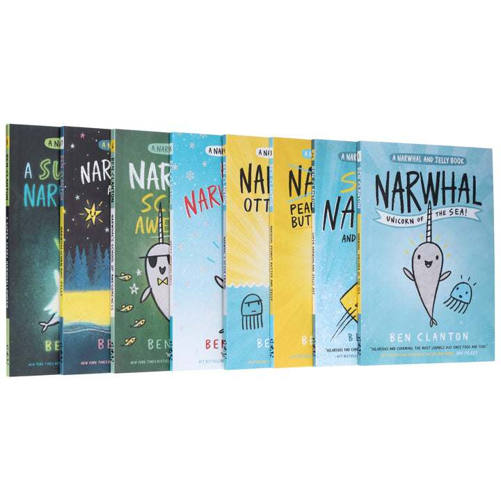 Narwhal and Jelly Series By Ben Clanton 8 Books Collection Set - Ages 4-8 - Paperback