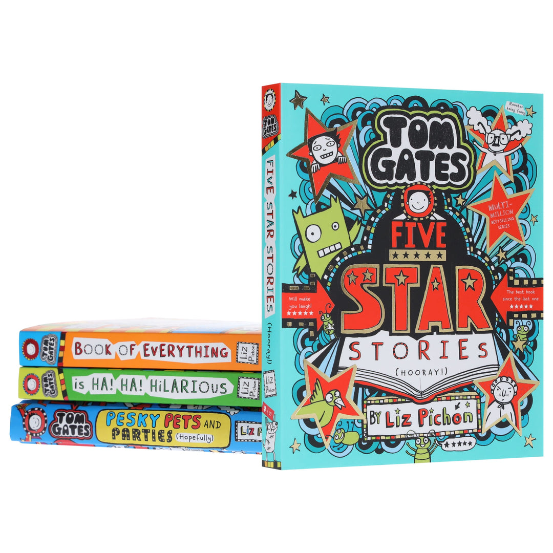 Tom Gates Series (Book 21-24) by Liz Pichon 4 Books Collection Set - Ages 7-12 - Paperback/Hardback