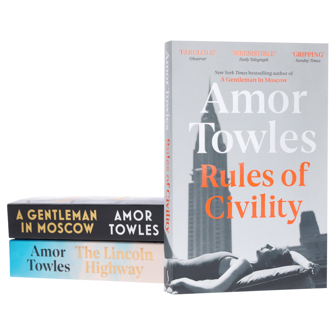 Amor Towles 3 Books Collection Set - Fiction - Paperback