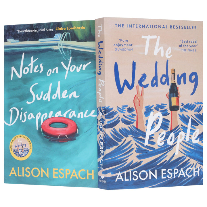 Alison Espach Collection (The Wedding People & Notes on Your Sudden Disappearance) 2 Books Set - Fiction - Paperback