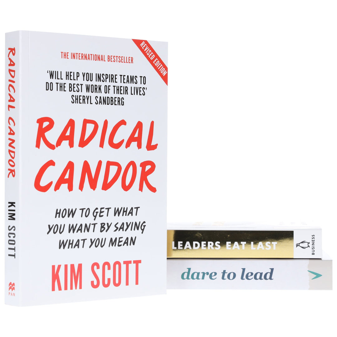 Dare to Lead, Radical Candor & Leaders Eat Last 3 Books Collection Set - Non Fiction - Paperback