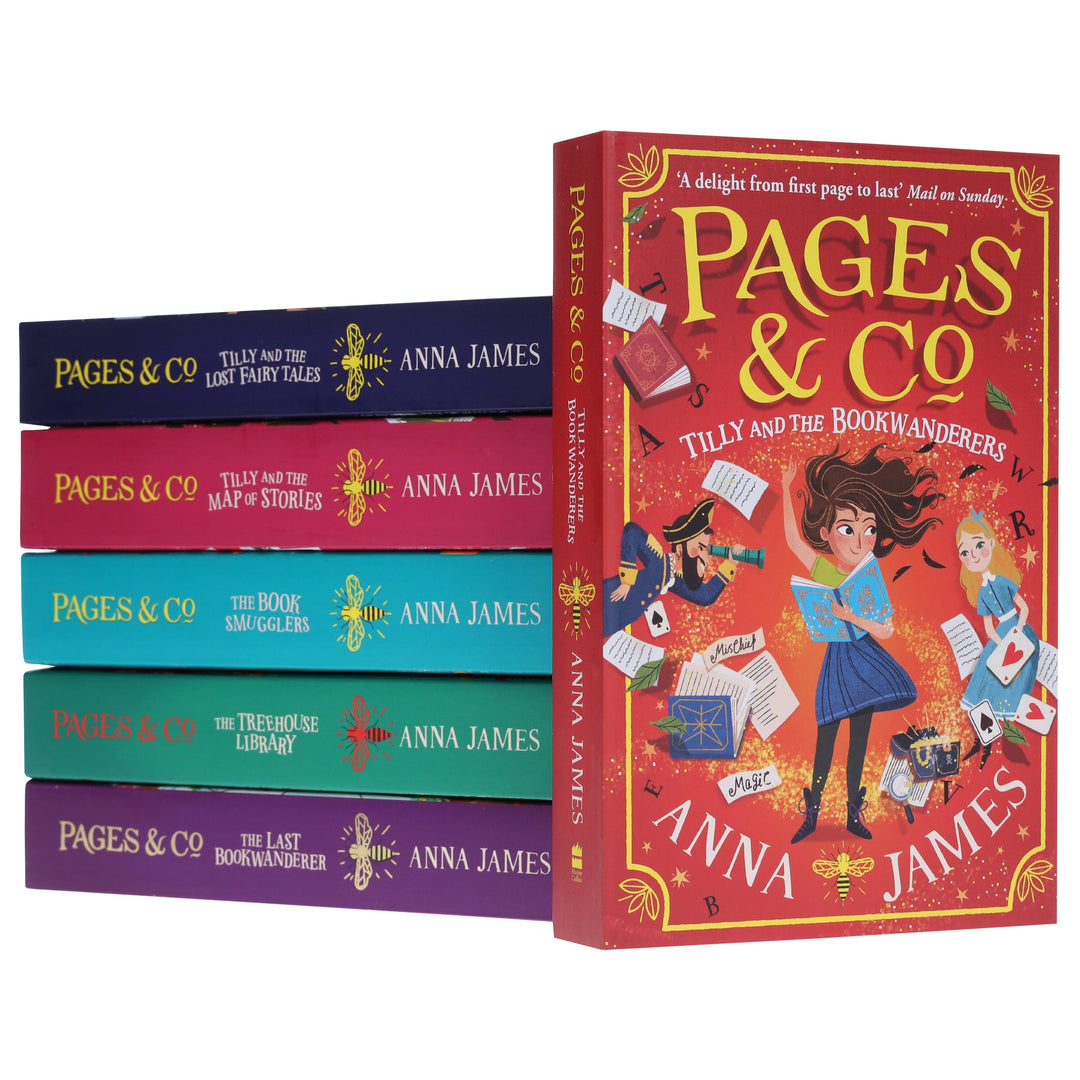 Pages & Co Series by Anna James 6 Books Collection Set - Age 9-14 - Paperback
