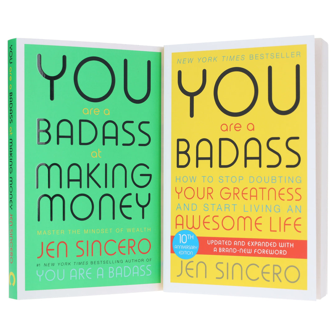 You Are a Badass Series by Jen Sincero 2 Books Collection Set - Non Fiction - Paperback
