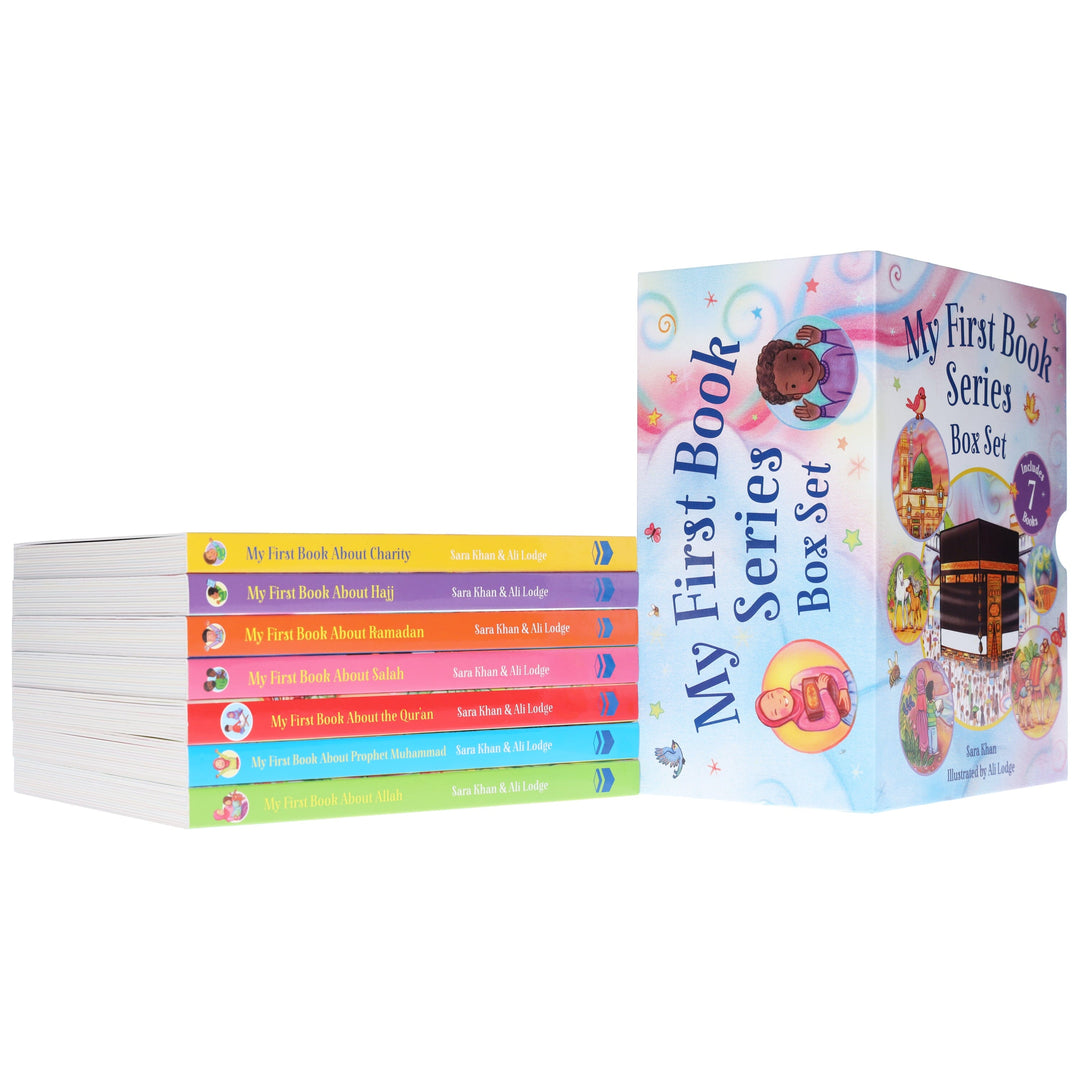 My First Book About Islam Series by Sara Khan: 7 Books Collection Box Set - Ages 2+ - Board Book
