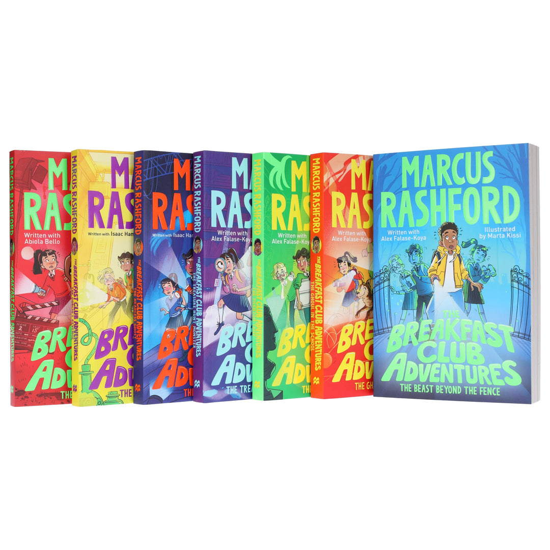 The Breakfast Club Adventures Series By Marcus Rashford Illustrated 7 Books Collection Set - Ages 8-11 - Paperback