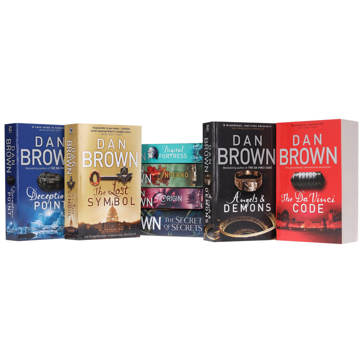 Robert Langdon Series by Dan Brown 8 Books Collection Set - Fiction - Paperback