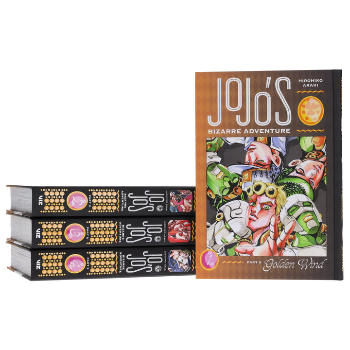 JoJo’s Bizarre Adventure: Part 5 - Golden Wind (Vol. 1-4) by Hirohiko Araki 4 Books Collection Set - Fiction - Hardback
