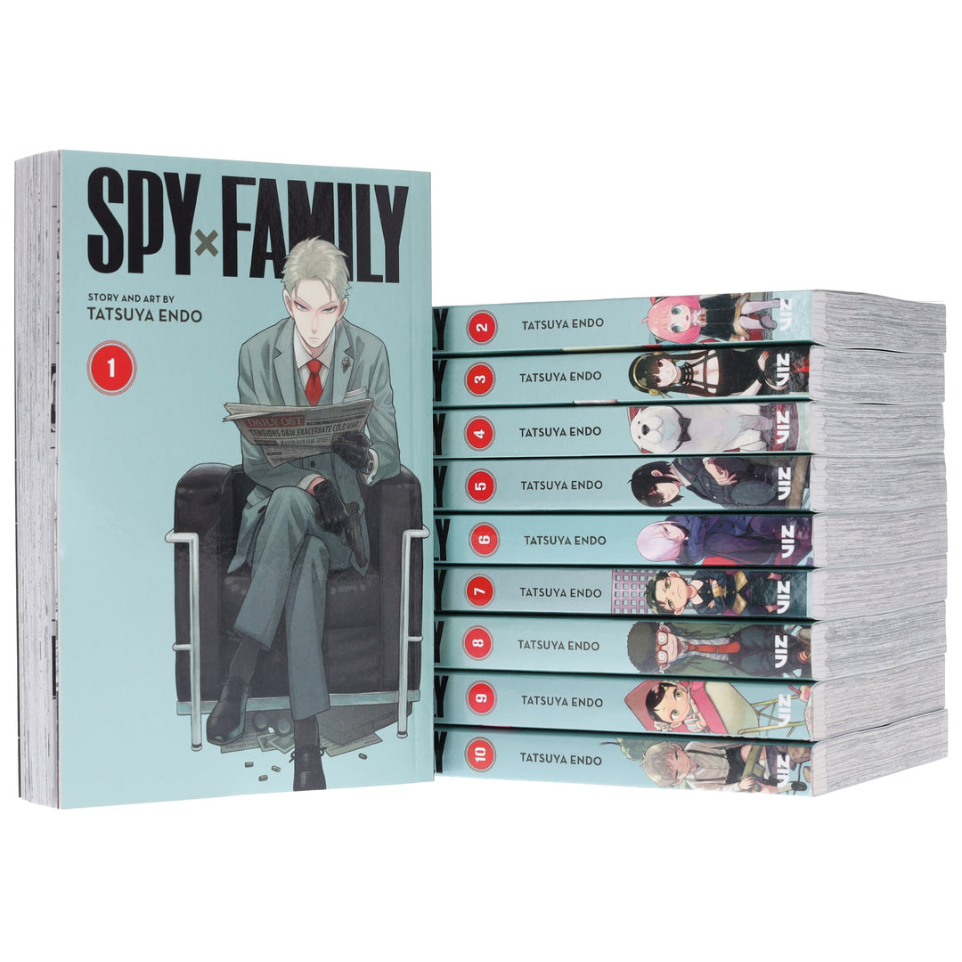 Spy x Family Series by Tatsuya Endo 10 Books Collection Set (Vol 1-10) - Ages 13+ - Paperback