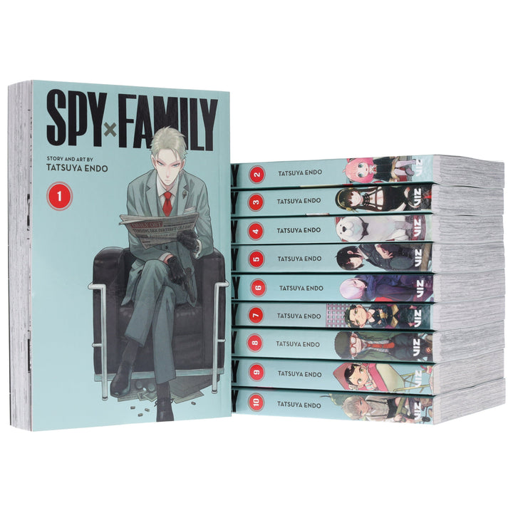 Spy x Family Series by Tatsuya Endo 10 Books Collection Set (Vol 1-10) - Ages 13+ - Paperback