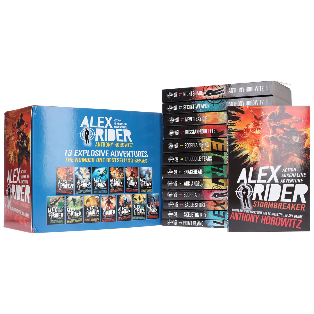 Alex Rider The Complete Missions by Anthony Horowitz: 13 Books Collection Box Set - Ages 9-14 - Paperback