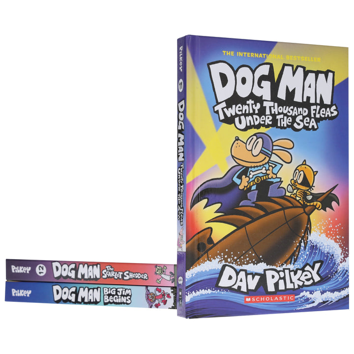 Dog Man Series by Dav Pilkey (Book 11-13) Collection 3 Books Set - Ages 7+ - Hardback