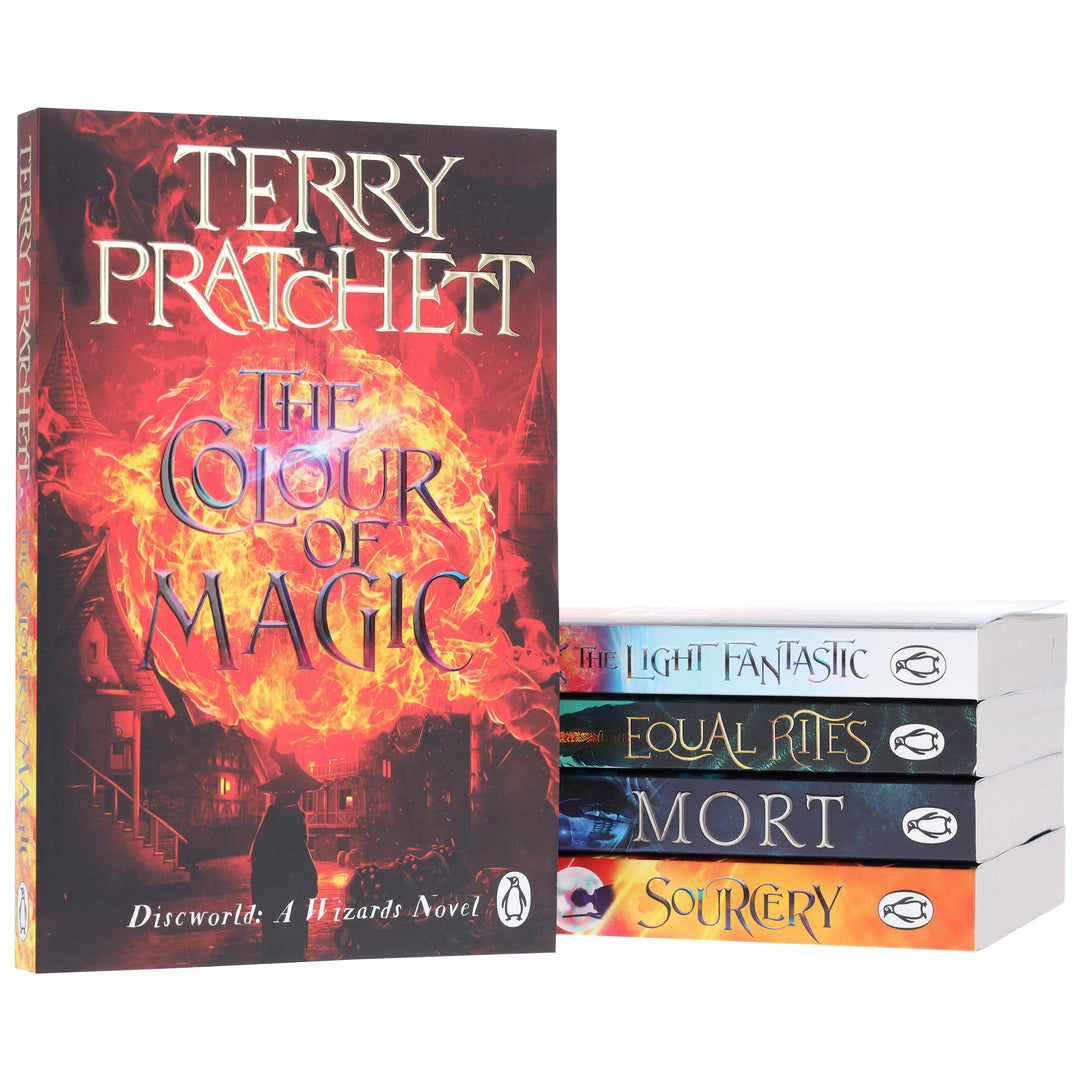 Discworld Series by Terry Pratchett: Book 1-5 Collection Set - Fiction - Paperback