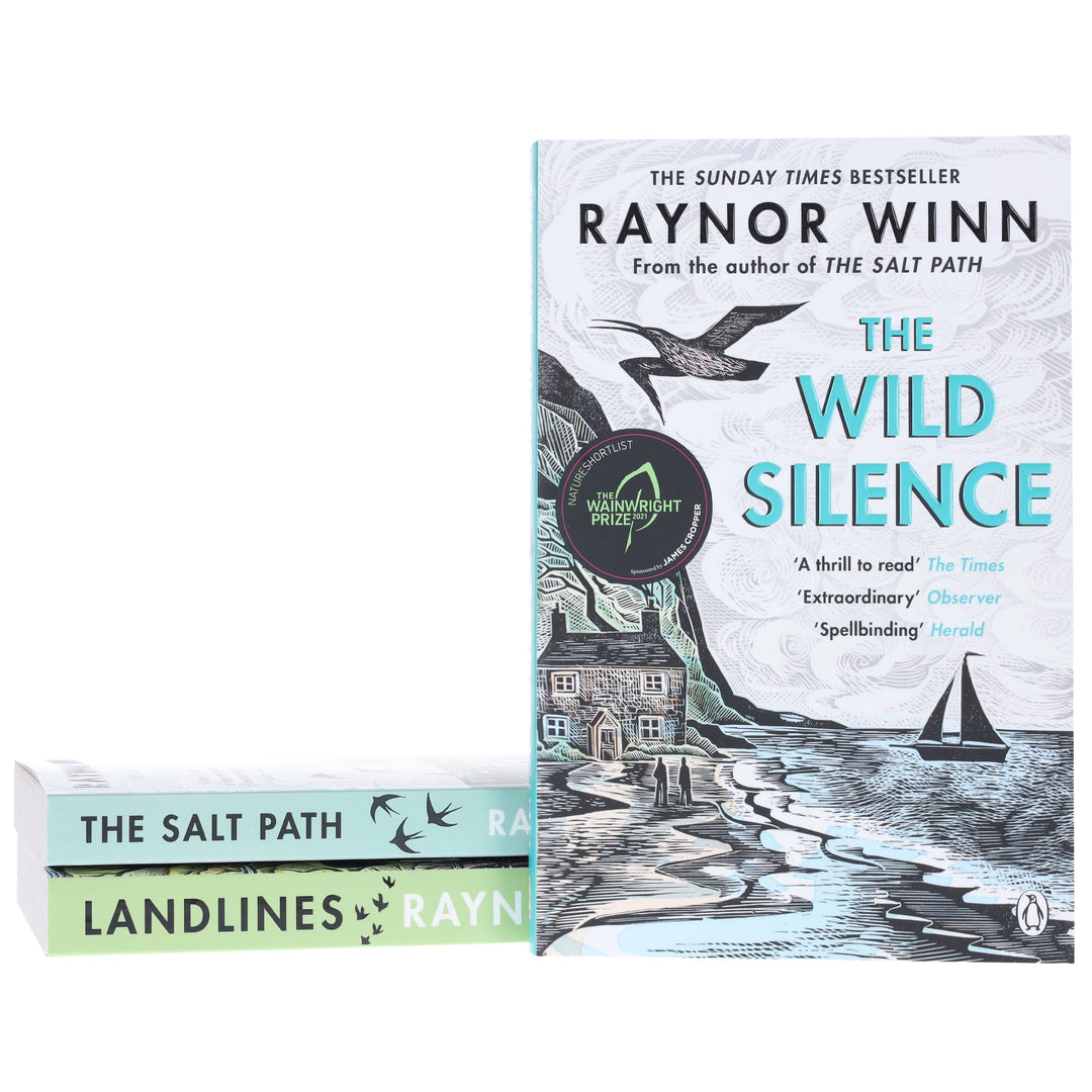Raynor Winn Collection (The Wild Silence, The Salt Path & Landlines) 3 Books Set - Non Fiction - Paperback