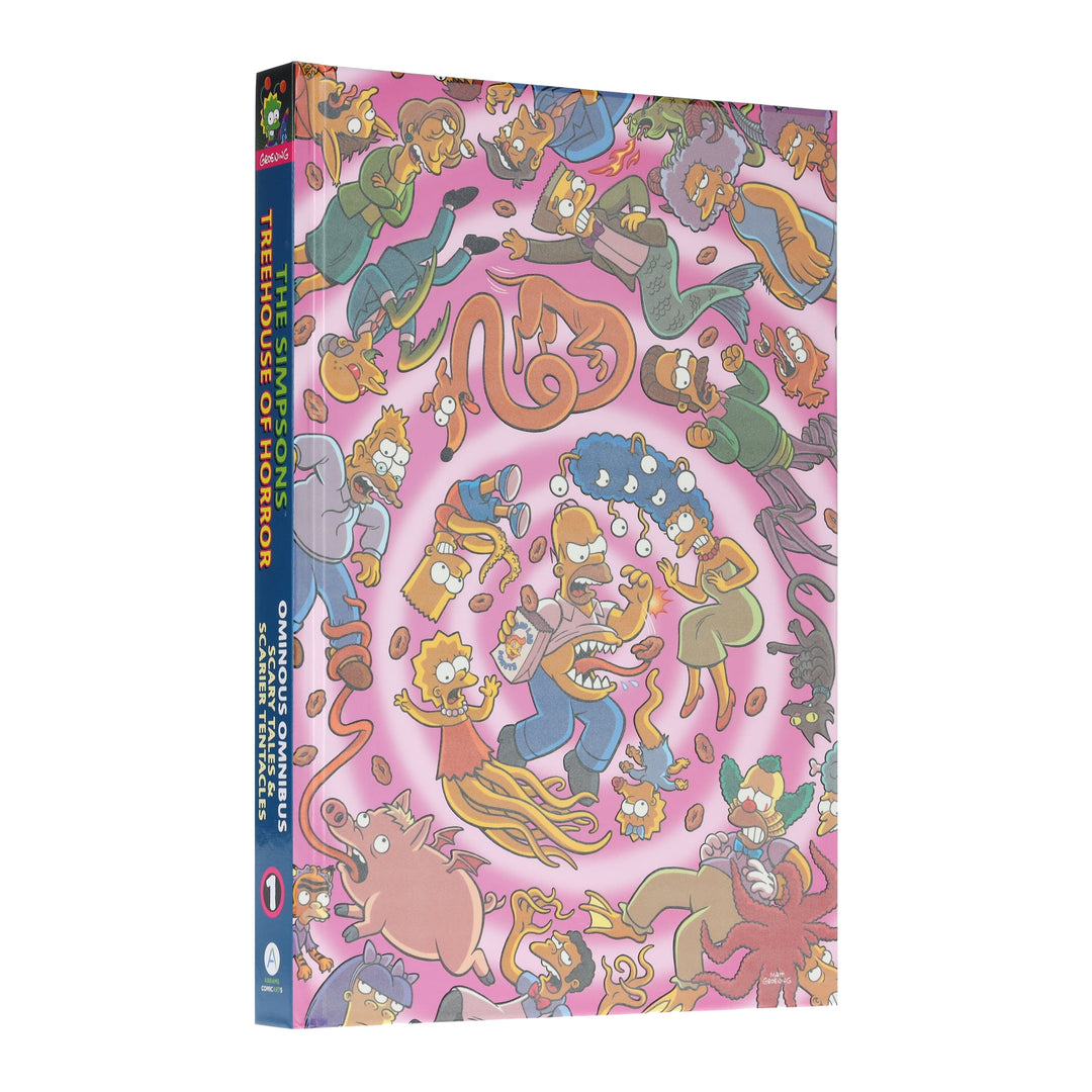 The Simpsons Treehouse of Horror Ominous Omnibus Vol. 1: Scary Tales & Scarier Tentacles by Matt Groening - Ages 12+ - Hardback